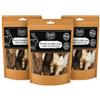 Generico Orecchie di Coniglio con Pelo per Cani 300 g Snack BARF | 3 Confezioni da 100 g, Monoproteico Grain Free, Essiccato al Forno, Senza Additivi, Masticativo Naturale