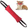 HUANR Manicotto per Cani, 30 cm Giochi Cani Indistruttibili, Rosso | Cane Salsicciotto Addestramento, con Cinghie Mani, Salsicciotti Cani, per L'intrattenimento Cani, L'addestramento