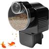 Keltorio Alimentatore automatico per acquario, 65 ml, con timer, regolabile per pellet/granuli, alimentatore automatico per pesci a batteria per acquari e acquari