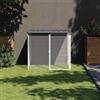 smnyxs Pollaio Acciaio zincato 103x98x90 cm Antracite | Tetto protettivo, Porta Bloccabile, Rete Ventilato Per Galline E Piccoli Animali