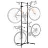 Relaxdays Portabici autoportante per 2 biciclette, MTB, bici da corsa, nero | e-bike, HxLxP: 210x75x61 cm