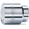 Beta 910A 10 - Chiavi a bussola con attacco quadro femmina 3/8 bocca esagonale cromate