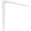 Element System mensola Console Ina, staffe per scaffale, 6 misure, 2 colori, 2 pezzi, 150 x 200 mm, colore bianco, 18133 - 00179