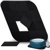 Relaxdays Tappetino Protettivo Quadrato per Fondo Piscina Fuori Terra, nero | 17 pz, spessore 1,2 x 216 x 216 cm, in EVA