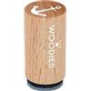 Woodies Mini Timbro Ancora, Legno, 1,5 x 1,5 x 3 cm