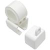 Gardinia Adattatore con terminali per binari a U, 2 Pezzi, Plastica, Bianco, 2 unità