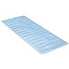 TATAY Tappetino Bagno Superficie Antibatterica Resistente a Muffe e Microbi | Tappetino Bagno Antiscivolo | Misure 96x36 cm | Fissaggio con Ventose | PVC Resistente | Facile da Pulire, Blu