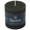 Spaas Candela pilastro in stile rustico 70/70 mm 25 ore, nero