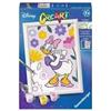 Ravensburger - CreArt: Disney Daisy, Dipingere con i Numeri per Bambini 7+ Anni, Kit Pittura con Pennello e Colori Inclusi, 14 x 19 cm, Idee Regalo per Bambini 7 Anni