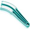 Leifheit Pulisciveneziane Jalousetta, 4 Superfici in 1 Passata | Rivestimento in microfibra cattura polvere e grasso, pulisce 2 lamelle insieme, delicato, con gancio per appenderlo