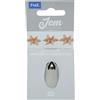 PME Jem - Bocchetta Decorativa Fiore Diretto in Acciaio Inox per sac à Poche, Media, n. 2D