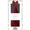Cereria Di Giorgio - Candela Laccata a forma di Albero di Natale Stilizzato - Colore Bordeaux - Altezza 13 cm - Con Astuccio Decorato - Idea Regalo Artigianale - Christmas Collection