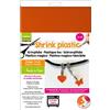 Vaessen Creative Plastica Termoretraibile, Arancione, 4 Fogli, Formato A4, Progetti Creativi Divertenti per Tutte le Età, 21 x 30 cm