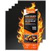 Vaily Set di 5 tappetini per barbecue a gas, antiaderenti, riutilizzabili, per cucina e campeggio