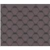 TIMBELA Set di tegole bituminose Hexagonal Rock H105BROWN, copertura bituminosa di colore marrone Timbela M105 per casetta da giardino