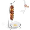 Alipis Supporto per spiedo per appendiabiti per kebabs Supporto per spiedo verticale per griglia, supporto per spiedini per barbecue, supporto sospeso