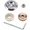 NC 5 pezzi di ricambio in metallo cambio lama dado kit di fissaggio con viti a esagono incassato per decespugliatore universale M10 kit di fissaggio per dadi accessori, per tosaerba tagliaerba
