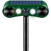 HEEGFF Repellente Gatto Ultrasonico Repellente Gatto Solare 2 LED Repellente Gatto Esterno Impermeabile con Rilevatore di Movimento, Repellente Animali per Anti Gatti Cani Mouse Ratoni Uccelli