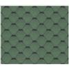 TIMBELA Set di tegole bituminose Hexagonal Rock H386BROWN, copertura bituminosa di colore marrone Timbela M386 per casetta da giardino