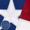 DANF FLAG Bandiera del Texas, serie antistrappo da 1,2 x 1,8 m, realizzata negli Stati Uniti, di lunga durata, in poliestere filato super resistente allo sbiadimento, bandiera TX per esterni con stelle