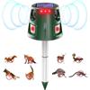outsweat Repellente per Gatti Ultrasuoni Solare, Dissuasore per Gatti da Giardino Impermeabile, 5 Modalità Regolabili, Caricamento Solare, 360° Efficace per Gatti, Cani, Uccelli, Topi