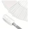 FRYSKYO Confezione Da 20/50/100 Bandiere Di Segnalazione, Bandiere Di Segnalazione For Piccoli Cortili In PVC, 15 X 5 X 4 Pollici, Marcatori For Prato, Irrigazione, Paesaggistica, Marcatura(White,20)
