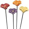 VRTYVEYBB Set di 4 paletti da giardino in metallo fatti a mano per uso esterno per sostenere l'attività impollinatrice nei giardini (set da quattro pezzi)