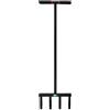 Sillar Aeratore per Prato, 4 Punte Cave 12 cm, Acciaio, Manico a T | Aeratore manuale in acciaio al carbonio lungo 103 cm per arieggiare il terreno rimuovere carote e favorire il drenaggio