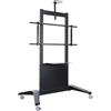 Itb Supporto monitor TV pavimento ( 120 Kg ) VESA 1200 x 600 OMB SERIES Trolley Xxl