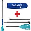 MOAI Set - pagaia MOAI in 3 sezioni in fibra di vetro + floater - barva: blu