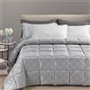 Caleffi Trapunta In Raso Jacquard Texture Matrimoniale Dreaming Barocco Grigio Caleffi