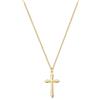 Jenosy Collana Donna in Ottone Placcato Oro 18K con Pendente a Croce Girocollo Donna Collane Gioielli Creativi per Donne Ragazza Regali di Pasqua Charms