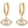 Jenosy Orecchini da donna in oro con perle delicate, orecchini da donna con cartilagine, orecchini ipoallergenici, placcati in oro 18 carati, gioielli alla moda per donne e ragazze