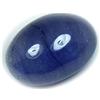 55Carat Zaffiro blu naturale Chabochon gemma sciolto 4 carati di forma ovale, con pietra di settembre chakra