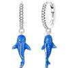 Teleye Orecchini Squalo Balena Bagliore, Minimalista Elegante Abbigliamento Quotidiano