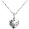Moainut Personalizzato Photo Locket collana,personalizzato cuore collana,regali commemorativi di compleanno di Natale per le donne