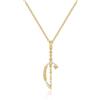 FANCIME Harry Potter x Collaboration - Harry Potter/Hermione/Ron/Malfoy/Dumbledore Wand Necklace, Gold, Sterling Silver Pendant Necklace Jewellery Gift for Women Girls