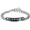 Jinlinjew Braccialetti personalizzati con codice Spotify di musica per coppie His Her King Queen Always Forever I Love You, Bracciali per coppie per uomo donna