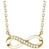 Sofia Milani - Collana da Donna in Argento 925 - Con Pietra Zircone - Ciondolo ad Infinito