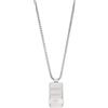 Emporio Armani Collana da uomo in acciaio inossidabile argentato (modello: EGS3078040), lunghezza: 525 mm, larghezza: 17 mm, altezza: 32,2 mm, acciaio inossidabile, senza gemme, lunghezza: 525 mm,