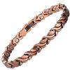 Generic Cavigliera magnetica alla moda da donna in rame con magneti, 24 cm, gioiello in rame puro, regalo per mamma, moglie, fidanzata