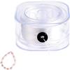 HUIHAOEU Filo Elastico per Gioielli 200m Fili de Bracciali Nylon Trasparente 0.3mm Filo Invisibile con Bobina per Braccialetti