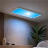 Sedtonmu Plafoniera LED Cielo Blu Smart, dimmerabile, lucernario Artificiale,60 * 30 * 5