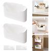 SXCCNW Organizer da parete per porta, 2 pezzi | Organizer per armadietto da cucina, bagno, frigorifero, piccoli oggetti