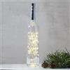 Star Trading Catena luminosa a filo per tappi di bottiglia con 40 LED, luce di bottiglia bianca calda, con timer