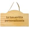 Incidiamo i tuoi sogni Targhetta in Legno Fuoriporta 20 CM Personalizzabile con Corda in Canapa da Appendere per Porta Targa Personalizzata con Frase Scritta Cognome Nome Immagine Logo (8)