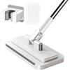 Generico Multifunctional Lazy Mop With 2 Cloths Hands-Free Flat Clip Mop For Hardwood Tile Floor Cleaning