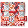 Roll'Eat ®- Snack'n'Go Patchwork | Porta Merenda Porta Sandwich Riutilizzabile ed Ecologico Senza BPA,Arancione