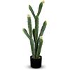 Oairse Pianta di cactus artificiale alta 82 cm in vaso nero, grande pianta | Piante artificiali realistiche per interni per casa, ufficio, soggiorno, camera da letto, giardino, balcone