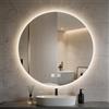 Bellanny Specchio Bagno con Luce - 60 cm Specchio da parete Rotondo, LED Specchi da Trucco Retroilluminato con Anti-Fog | 3 Colori, Dimmerabile, Memoria, IP44, Mirror per Camera Corridoio Salone Hotel